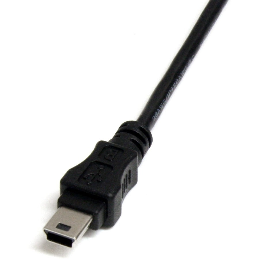 StarTech.com 1 ft Mini USB 2.0 Cable - USB A to Mini B F/M — USBMUSBFM1