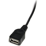 StarTech.com 1 ft Mini USB 2.0 Cable - USB A to Mini B F/M — USBMUSBFM1