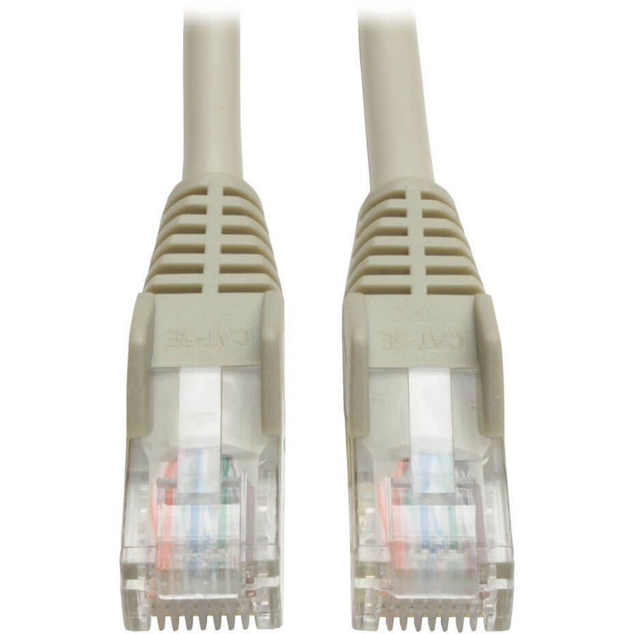 Eaton Tripp Lite Series Cat5e 350 MHz Snagless Molded (UTP) Ethernet Cable (RJ45 M/M), PoE - Gray, 75 ft. (22.86 m) — N001-075-GY