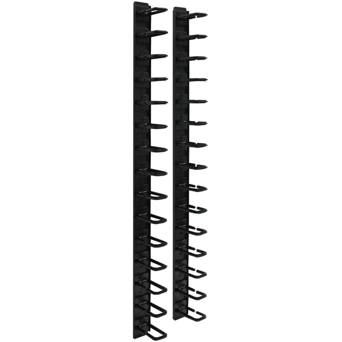 Eaton Tripp Lite Series SmartRack 6 ft. (1.83 m) Vertical Cable Manager - Flexible ring type & toolless mounting — SRCABLERINGVRT