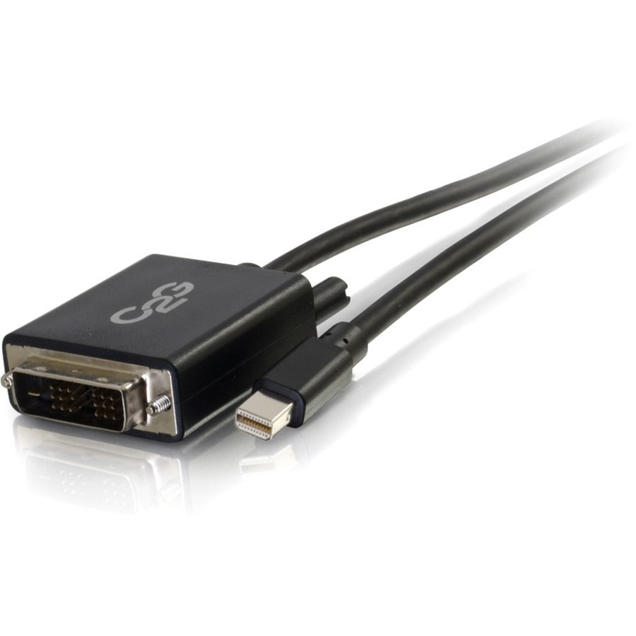 C2G 3ft Mini DisplayPort to DVI Cable - Single Link DVI-D Adapter - Black — 54334