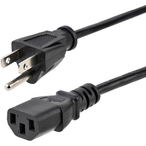 StarTech.com 6ft(1.8m) Heavy Duty Power Cord, NEMA 5-15P to C13, 15A 125V 14AWG, Replacement AC Computer Power Cord, PC Power Supply Cable — PXT101146