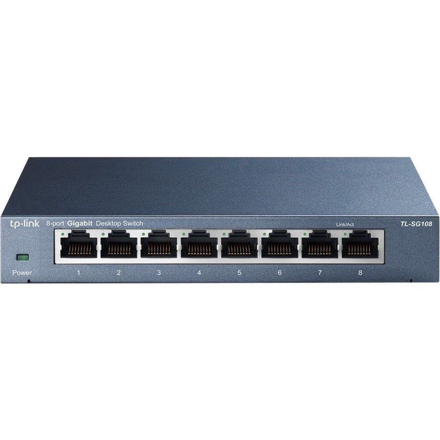 TP-LINK TL-SG108 - 8 Port Gigabit Unmanaged Ethernet Network Switch — TL-SG108