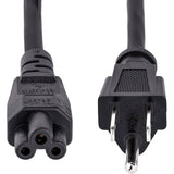 StarTech.com 6ft (1.8m) Laptop Power Cord, NEMA 5-15P to C5 (Clover Leaf), 10A 125V, 18AWG, Laptop Replacement Cord, Power Brick Cable — PXT101NB3S