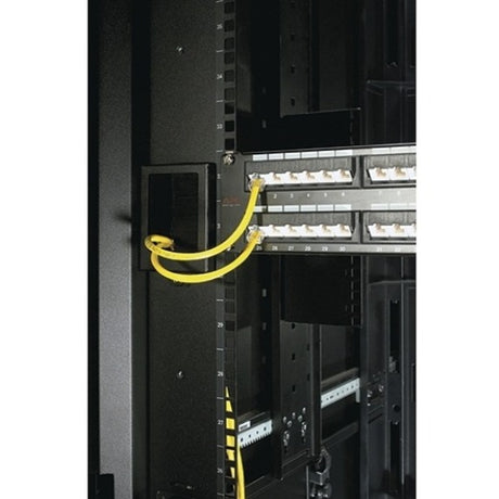 APC NetShelter Cable Management, Mounting Rail Brush Strips, Set of 6, for NetShelter SX 750 mm Wide, Black, 76 x 114 x 13 mm — AR7706