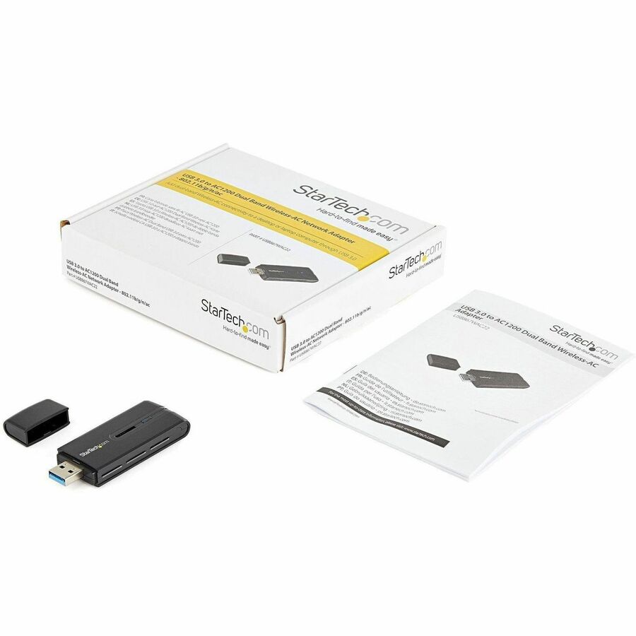 StarTech.com USB 3.0 AC1200 Dual Band Wireless-AC Network Adapter - 802.11ac WiFi Adapter — USB867WAC22