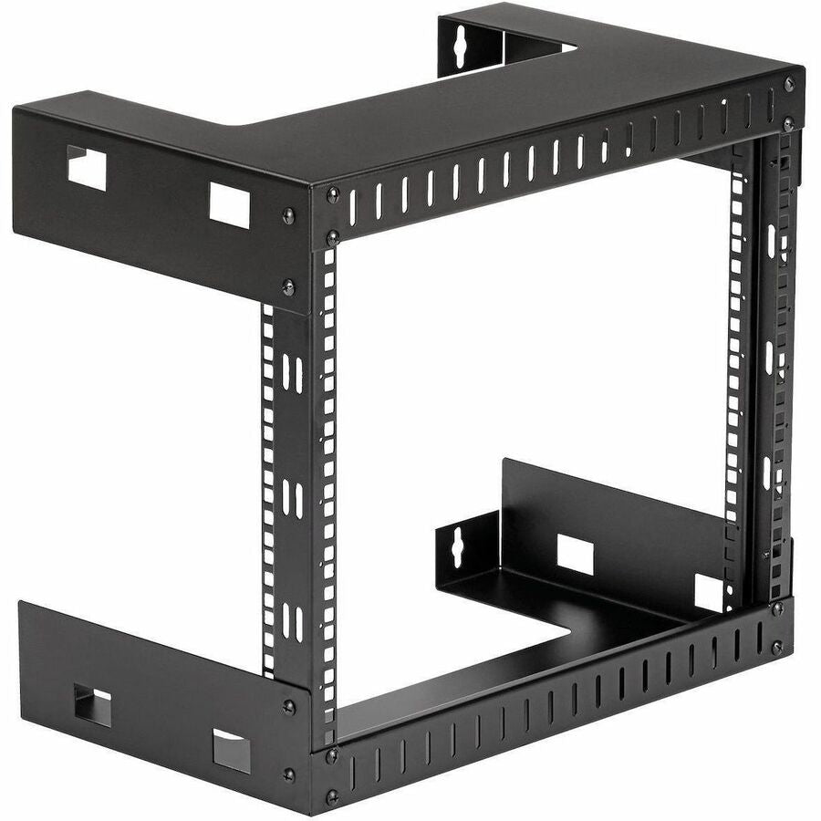 StarTech.com 2-Post 8U Heavy-Duty Wall-Mount Network Rack, 19" Open Frame Server Rack for Computer Equipment, Wall Mount Data Rack~ — RK812WALLO