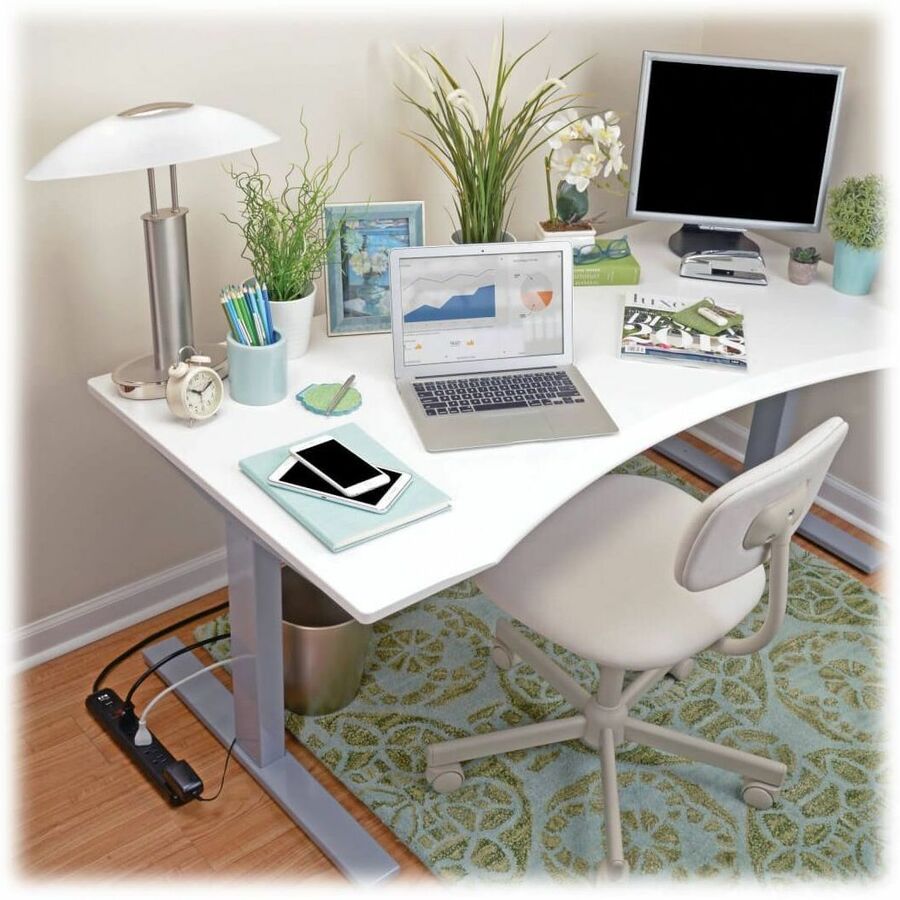 Eaton Tripp Lite Series Protect It! 7-Outlet Surge Protector, 6 Right-Angle Outlets, 4 ft. (1.22 m) Cord, 1080 Joules, Diagnostic LED, Black Housing — TLP74RB
