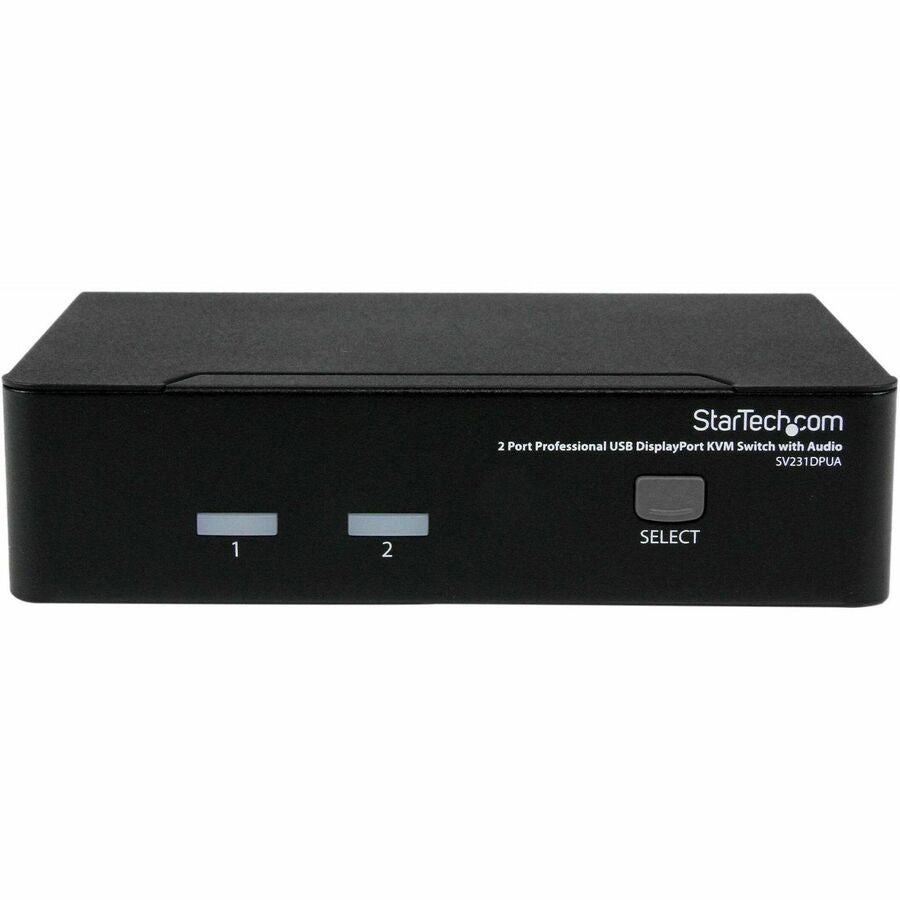 StarTech.com 2 Port USB DisplayPort KVM Switch with Audio — SV231DPUA