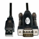 Eaton Tripp Lite Series USB-A to RS-232 (DB9) Serial Adapter Cable (M/M), 5 ft. (1.5 m) — U209-000-R