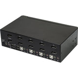 StarTech.com 4 Port Dual DisplayPort KVM Switch - DisplayPort 1.2 KVM - 4K 60Hz — SV431DPDDUA2
