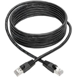 Eaton Tripp Lite Series Cat6a 10G Snagless Shielded STP Ethernet Cable (RJ45 M/M), PoE, Black, 10 ft. (3.05 m) — N262-010-BK