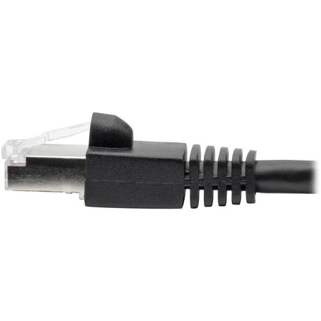 Eaton Tripp Lite Series Cat6a 10G Snagless Shielded STP Ethernet Cable (RJ45 M/M), PoE, Black, 10 ft. (3.05 m) — N262-010-BK