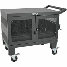 Eaton Tripp Lite Series Mobile Cart Conversion Kit with Handle, Casters and Power Cord Manager for 16-Device AC and USB Charging Stations — CSHANDLEKIT2