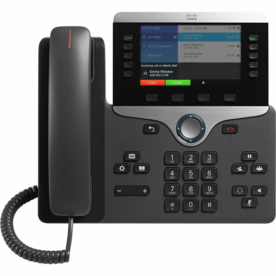 Cisco 8861 IP Phone - Corded - Corded - Wall Mountable, Desktop — CP-8861-3PW-NA-K9=