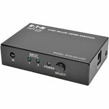 Eaton Tripp Lite Series 2-Port HDMI Switch with Remote Control - 4K @ 60 Hz, 4:4:4, HDR, 3D, HDCP 2.2, EDID — B119-002-UHD