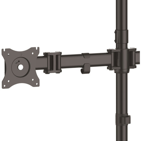 StarTech.com Quad Monitor Stand, Crossbar, Steel, Monitors up to 27" (17.6lb/8kg), VESA Monitor, Computer Monitor Stand, Monitor Arm — ARMBARQUAD