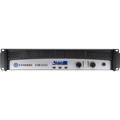 Crown CDi 6000 Amplifier - 4200 W RMS - 2 Channel - Black — NCDI6000