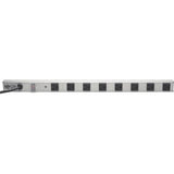 Eaton Tripp Lite Series 8-Outlet Power Strip with Surge Protection, 6 ft. (1.83 m) Cord, 1050 Joules, 2 ft. (0.61 m) length — SS240806