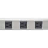 Eaton Tripp Lite Series 8-Outlet Power Strip with Surge Protection, 6 ft. (1.83 m) Cord, 1050 Joules, 2 ft. (0.61 m) length — SS240806