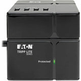 Eaton Tripp Lite Series Protect It! 3-Outlet Power Cube Surge Protector - 6 USB-A Ports (7.2A Shared), 6 ft. (1.83 m) Cord, 540 Joules, Black — TLP366CUBEUSBB