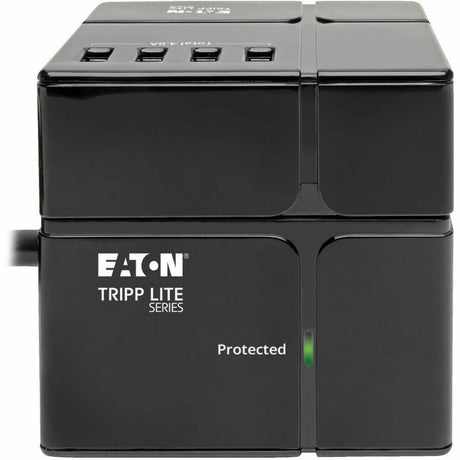 Eaton Tripp Lite Series Protect It! 3-Outlet Power Cube Surge Protector - 6 USB-A Ports (7.2A Shared), 6 ft. (1.83 m) Cord, 540 Joules, Black — TLP366CUBEUSBB