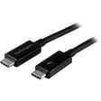 StarTech.com 1m (3.3ft) Thunderbolt 3 Cable, 20Gbps, 100W PD, 4K Video, Thunderbolt-Certified, Compatible w/ TB4/USB 3.2/DisplayPort — TBLT3MM1M