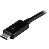 StarTech.com 1m (3.3ft) Thunderbolt 3 Cable, 20Gbps, 100W PD, 4K Video, Thunderbolt-Certified, Compatible w/ TB4/USB 3.2/DisplayPort — TBLT3MM1M