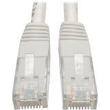 Eaton Tripp Lite Series Cat6 Gigabit Molded (UTP) Ethernet Cable (RJ45 M/M), PoE, White, 25 ft. (7.62 m) — N200-025-WH