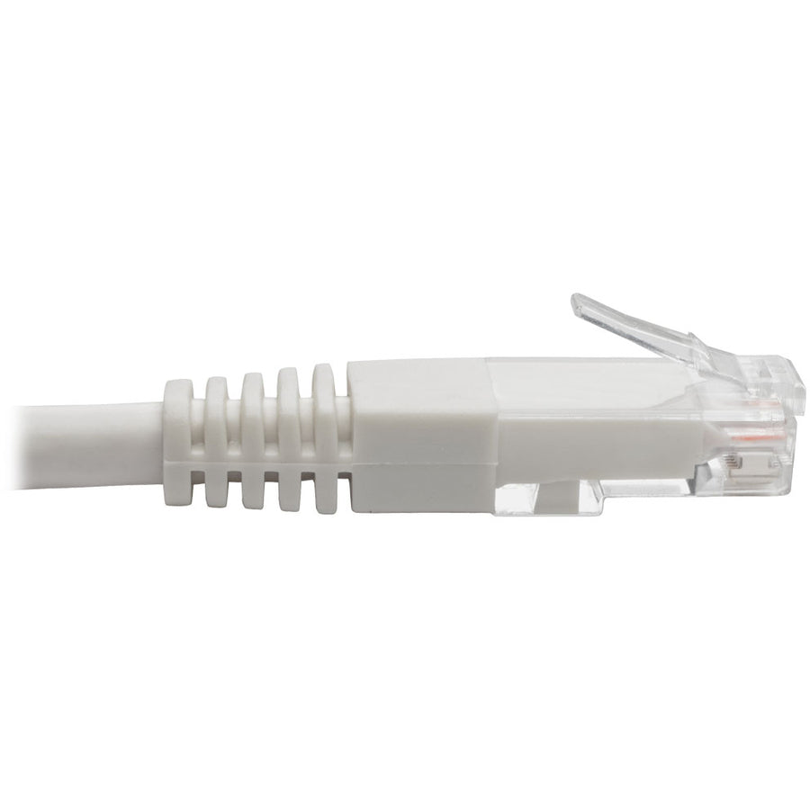 Eaton Tripp Lite Series Cat6 Gigabit Molded (UTP) Ethernet Cable (RJ45 M/M), PoE, White, 25 ft. (7.62 m) — N200-025-WH