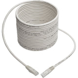 Eaton Tripp Lite Series Cat6 Gigabit Molded (UTP) Ethernet Cable (RJ45 M/M), PoE, White, 25 ft. (7.62 m) — N200-025-WH