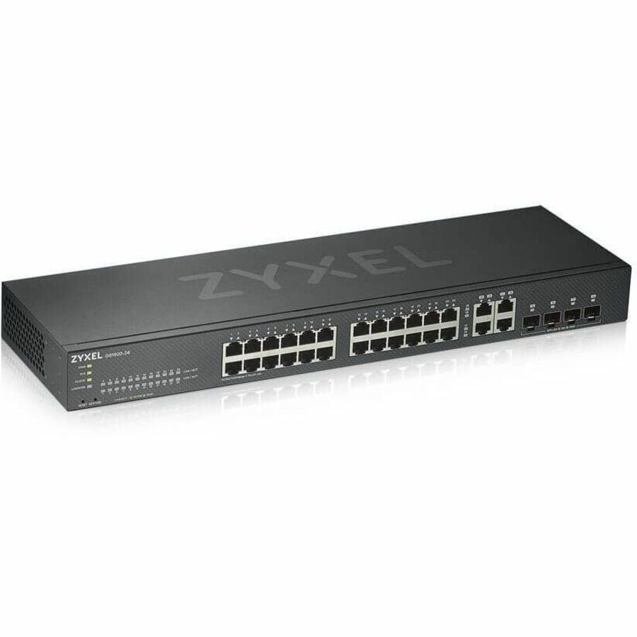 ZYXEL GS1920-24v2 24-Port Gigabit Smart Nebula Cloud Managed Switch with 4 SFP Uplinks — GS1920-24v2