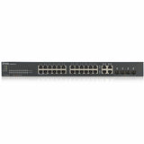 ZYXEL GS1920-24v2 24-Port Gigabit Smart Nebula Cloud Managed Switch with 4 SFP Uplinks — GS1920-24v2