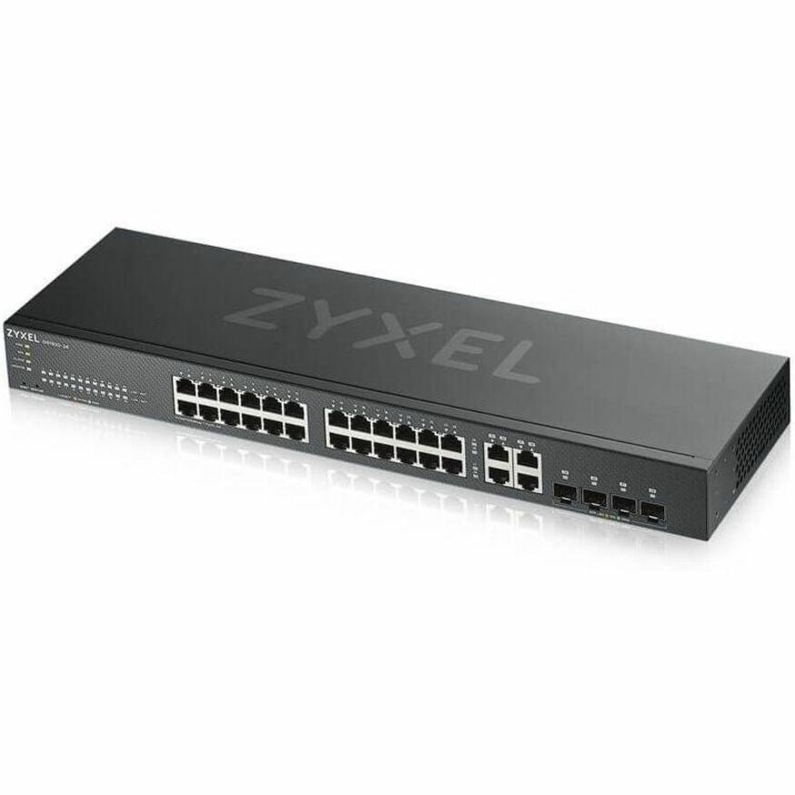 ZYXEL GS1920-24v2 24-Port Gigabit Smart Nebula Cloud Managed Switch with 4 SFP Uplinks — GS1920-24v2