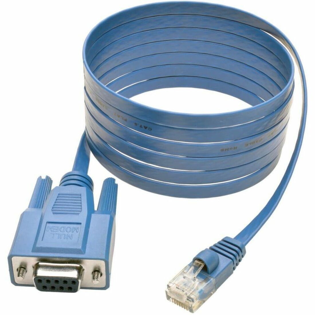 Eaton Tripp Lite Series RJ45 to DB9F Cisco Serial Console Port Rollover Cable, 6 ft. (1.83 m) — P430-006