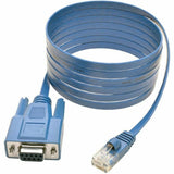 Eaton Tripp Lite Series RJ45 to DB9F Cisco Serial Console Port Rollover Cable, 6 ft. (1.83 m) — P430-006