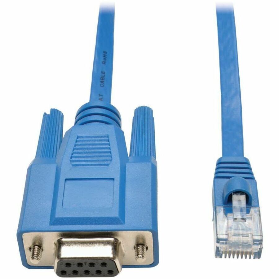 Eaton Tripp Lite Series RJ45 to DB9F Cisco Serial Console Port Rollover Cable, 6 ft. (1.83 m) — P430-006