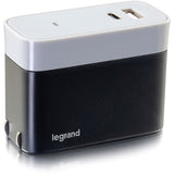 C2G USB C Wall Charger - USB C and USB A Wall Charger — 20280