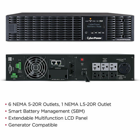 CyberPower OL2200RTXL2UN Smart App Online UPS Systems — OL2200RTXL2UN