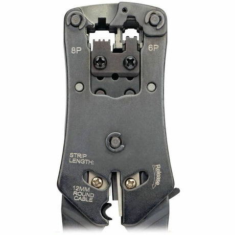 Eaton Tripp Lite Series RJ11/RJ12/RJ45 Wire Crimper with Built-in Cable Tester — T100-001-TST