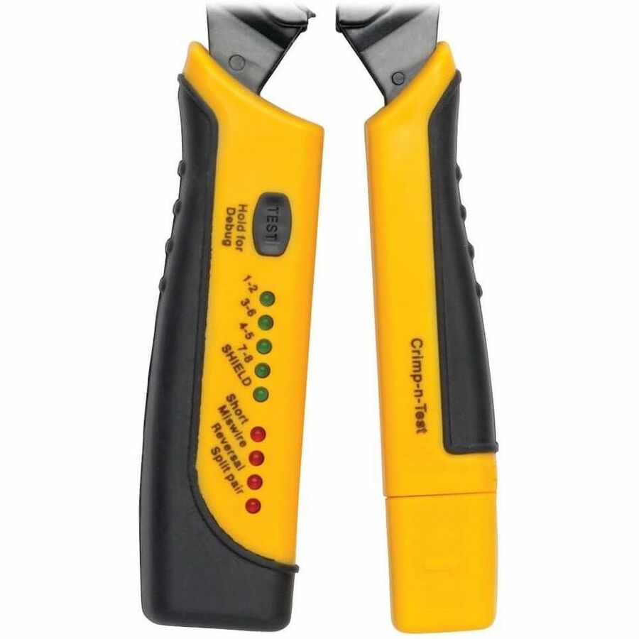 Eaton Tripp Lite Series RJ11/RJ12/RJ45 Wire Crimper with Built-in Cable Tester — T100-001-TST