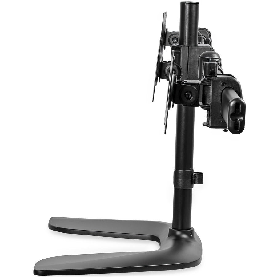 StarTech.com Triple Monitor Stand, Crossbar, Steel & Aluminum, For VESA Mount Monitors up to 27"(17.6lb/8kg), Monitor Stand, 3 Monitor Arm — ARMBARTRIO2
