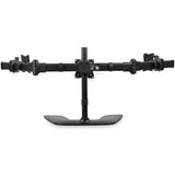 StarTech.com Triple Monitor Stand, Crossbar, Steel & Aluminum, For VESA Mount Monitors up to 27"(17.6lb/8kg), Monitor Stand, 3 Monitor Arm — ARMBARTRIO2