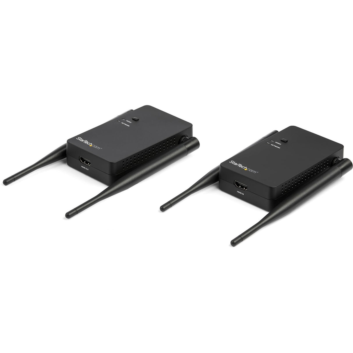 StarTech.com Wireless HDMI Transmitter and Receiver Kit - 656 ft. - 1080p - HDMI over Wireless Extender - 2-Channel Audio Support - Low Latency - Wireless Long-Range Extension up to 200 m — ST121WHDLR