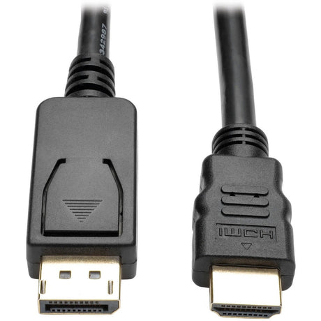 Eaton Tripp Lite Series DisplayPort 1.2 to HDMI Adapter Cable (DP with Latches to HDMI M/M), 4K, 6 ft. (1.8 m) — P582-006-V2