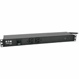 Eaton Tripp Lite Series 1.5kW Single-Phase Local Metered PDU + ISOBAR Surge Suppression, 3840 Joules, 100-127V Outlets (14 5-15R), 5-15P, 15 ft. (4.57 m) Cord, 1U Rack-Mount — PDUMH15-ISO
