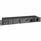 Eaton Tripp Lite Series 220-240V 13A Single-Phase Hot-Swap PDU with Manual Bypass - 4 BS1363 Outlets, C20 & BS1363 Inputs, Rack/Wall — PDUBHV20B