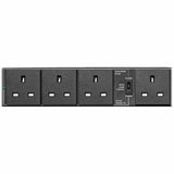 Eaton Tripp Lite Series 220-240V 13A Single-Phase Hot-Swap PDU with Manual Bypass - 4 BS1363 Outlets, C20 & BS1363 Inputs, Rack/Wall — PDUBHV20B