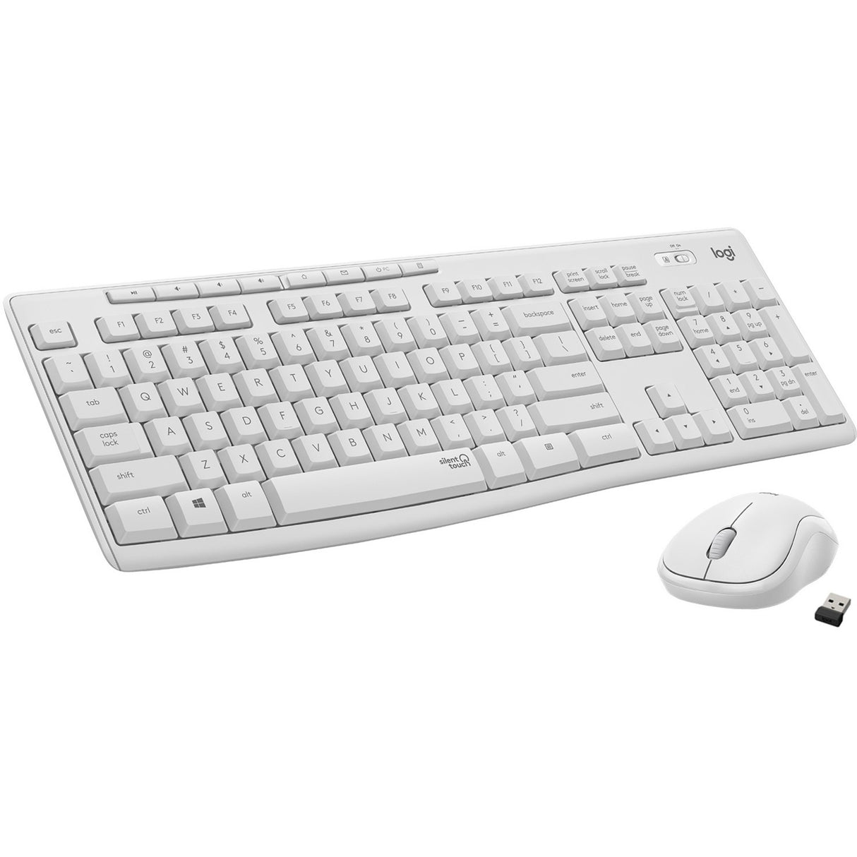Logitech MK295 Silent Wireless Mouse & Keyboard Combo with SilentTouch Technology, Full Numpad, Advanced Optical Tracking, Lag-Free Wireless, 90% Less Noise — 920-009783