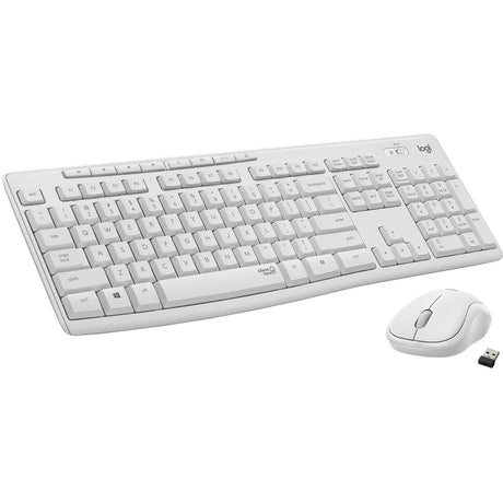 Logitech MK295 Silent Wireless Mouse & Keyboard Combo with SilentTouch Technology, Full Numpad, Advanced Optical Tracking, Lag-Free Wireless, 90% Less Noise — 920-009783